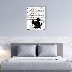 공기정화 포스터 에어월(Disney) 미키마우스 낙서