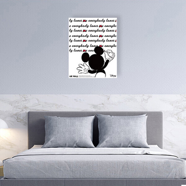 WiTH 제일플러스몰,공기정화 포스터 에어월(Disney) 미키마우스 낙서